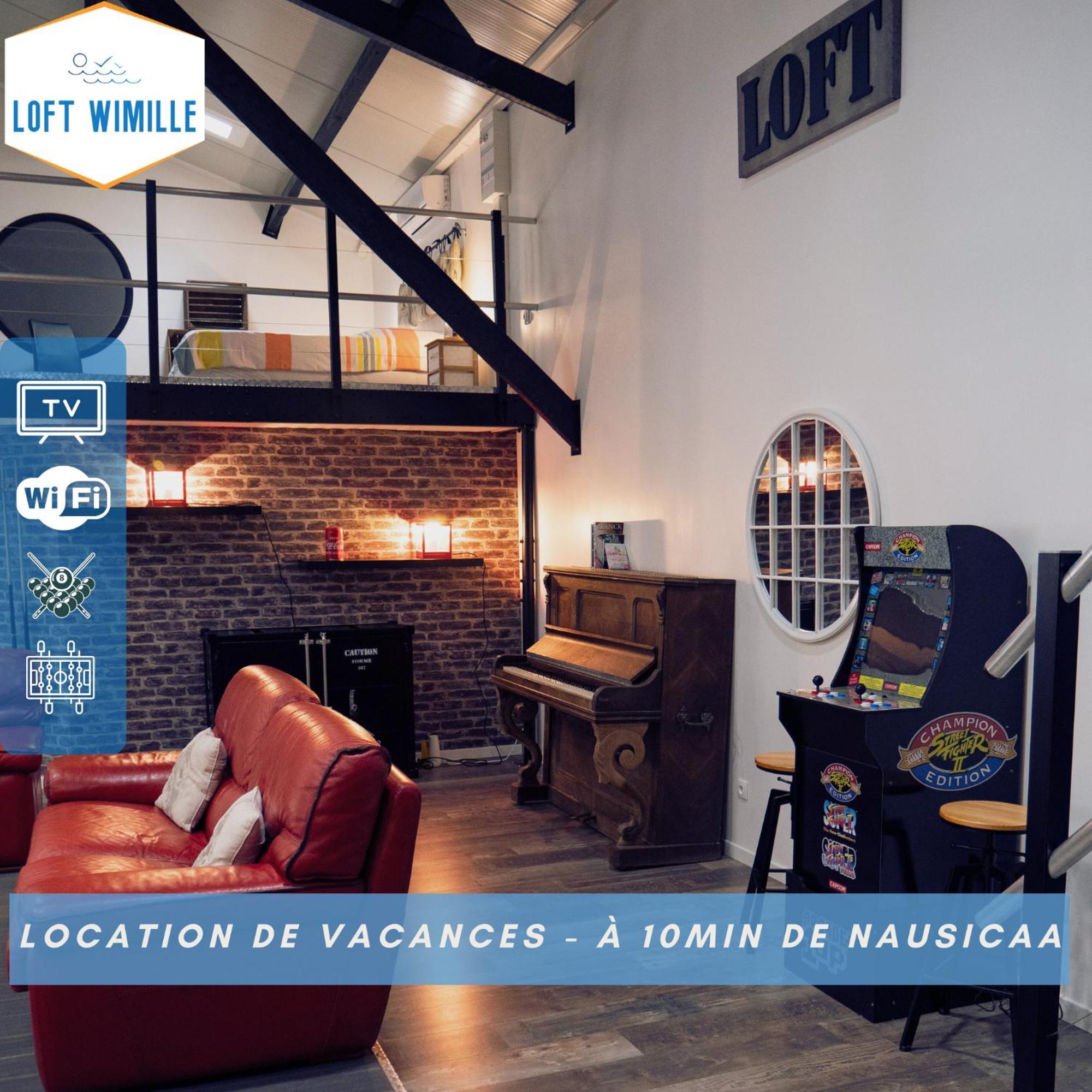Loft Spacieux A Wimille, Proche De Nausicaa Et Des Plages, 8 Couchages Holiday home